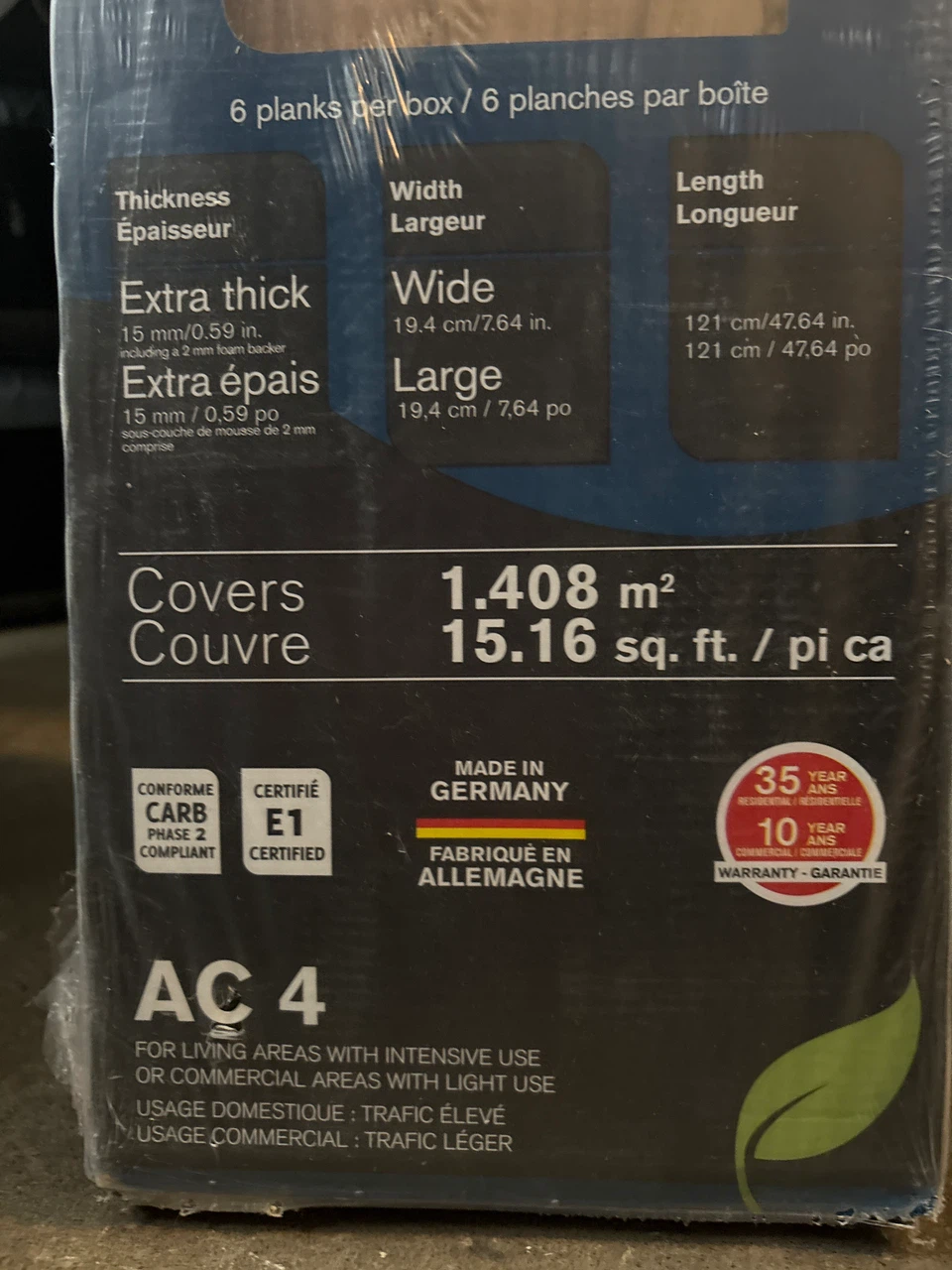 Golden Select Laminate Flooring – 4 Boxes - photo 3