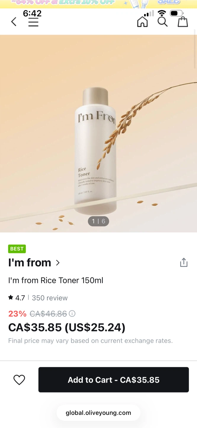 I'm from Rice Toner 150ml - photo 2