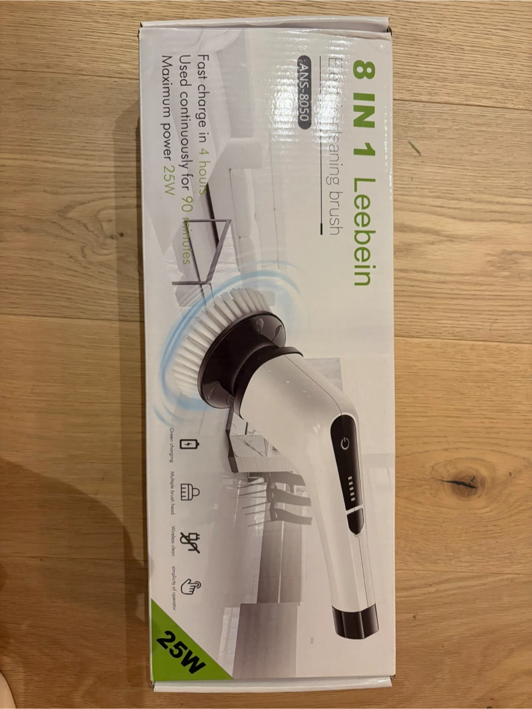 Cordless Cleaning Brush Electric Spin Scrubber