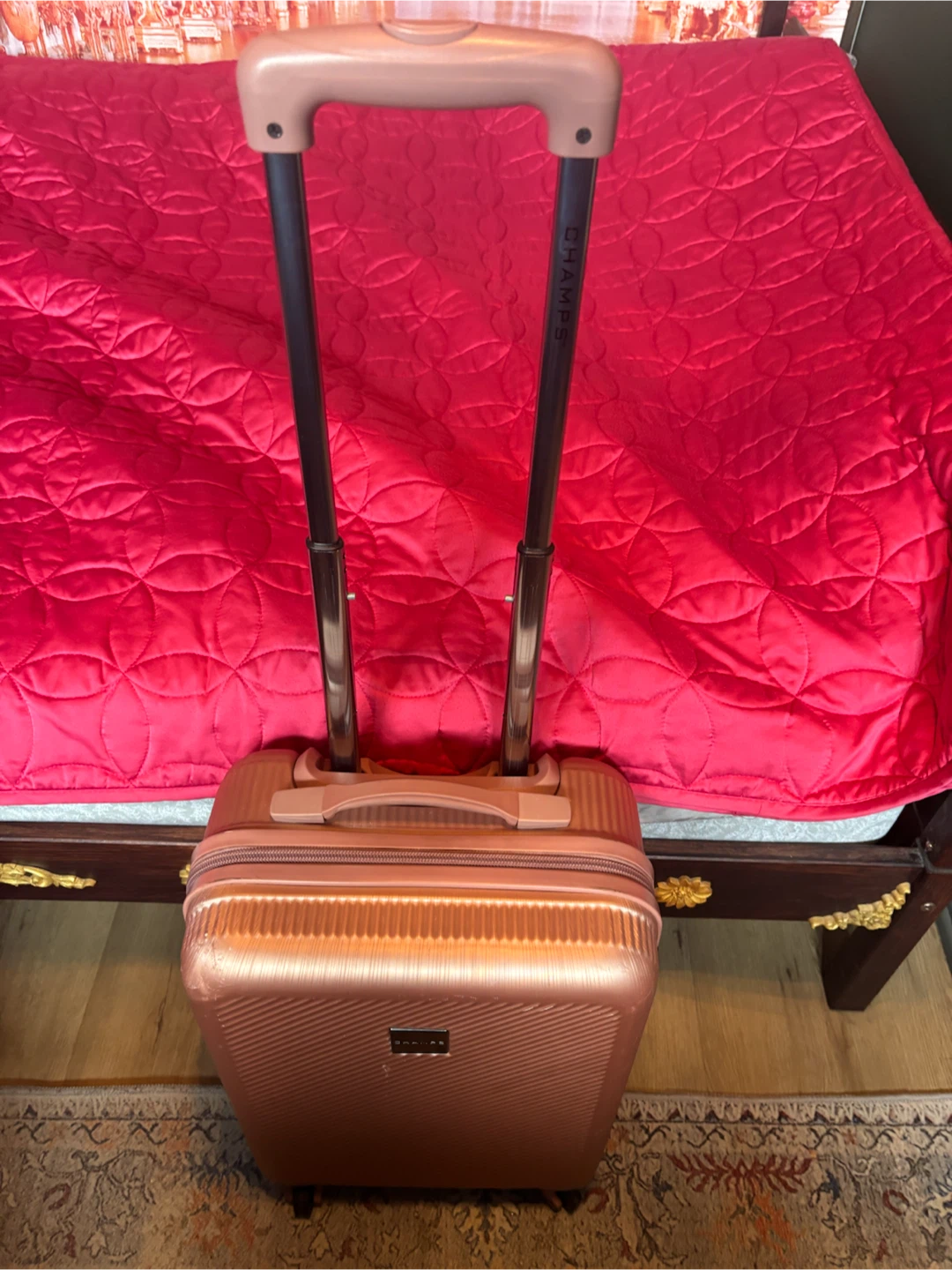 Champs Rose Gold Hardside Spinner Luggage - photo 2
