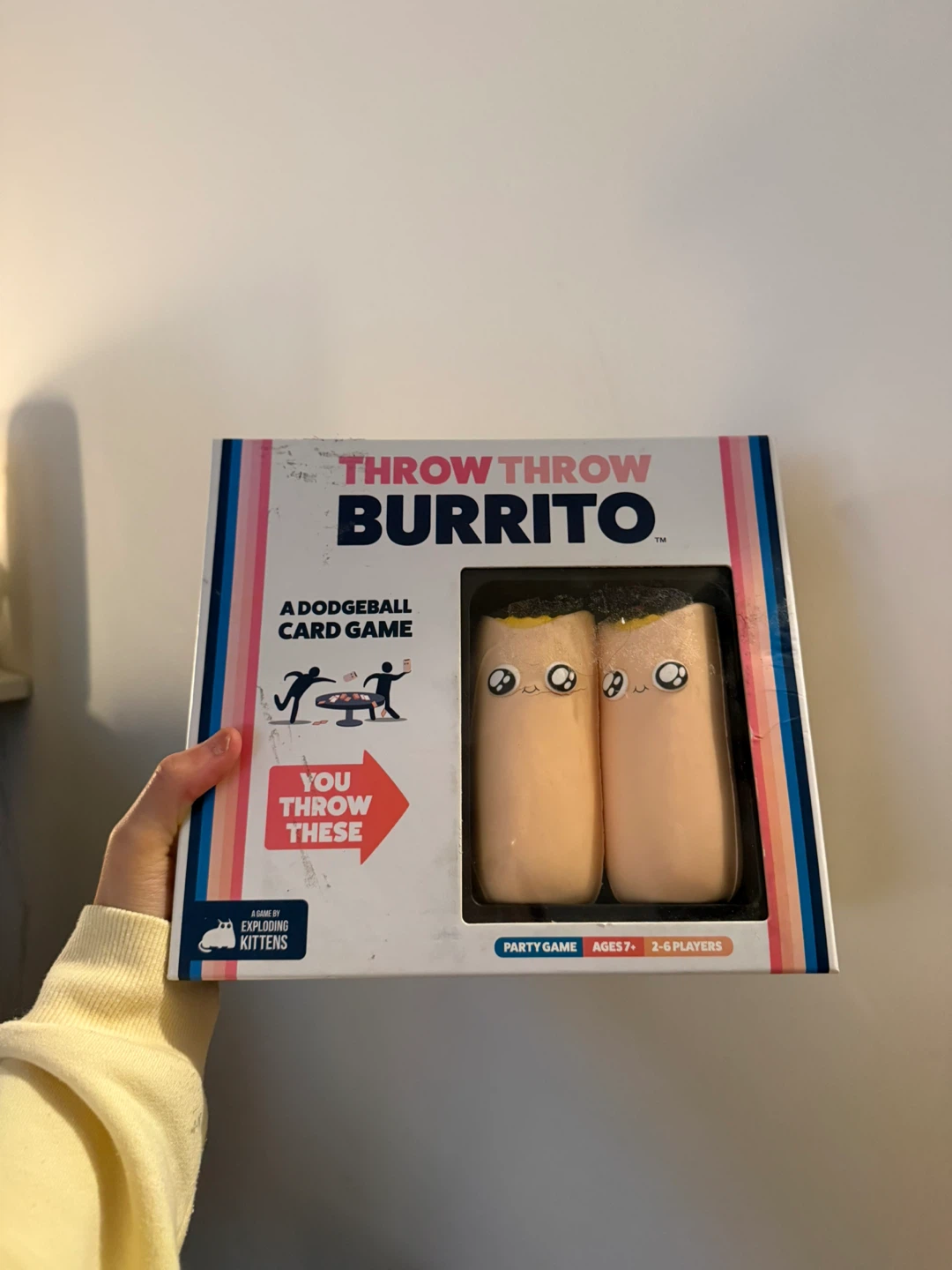Throw Throw Burrito Dodgeball Card Game by Exploding Kittens
