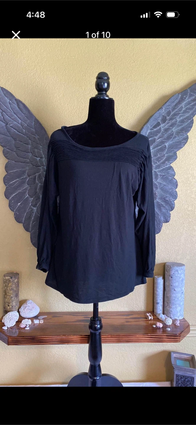 Gap Black Long-sleeve Shirt Top