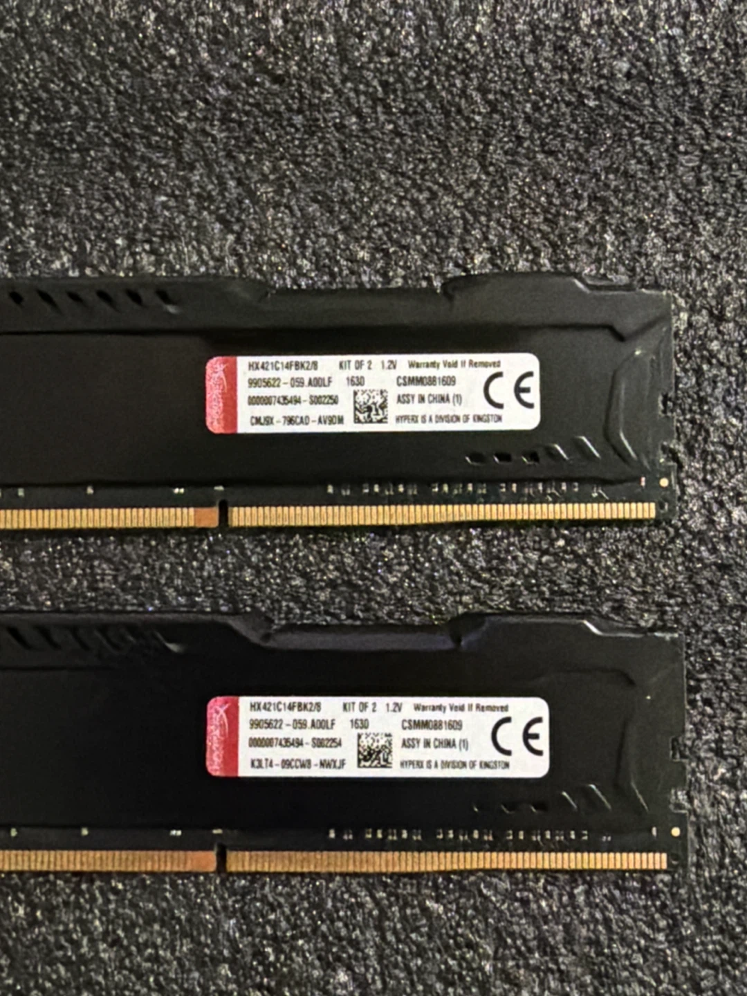 2x Kingston HyperX FURY DDR4 RAM Sticks - photo 3