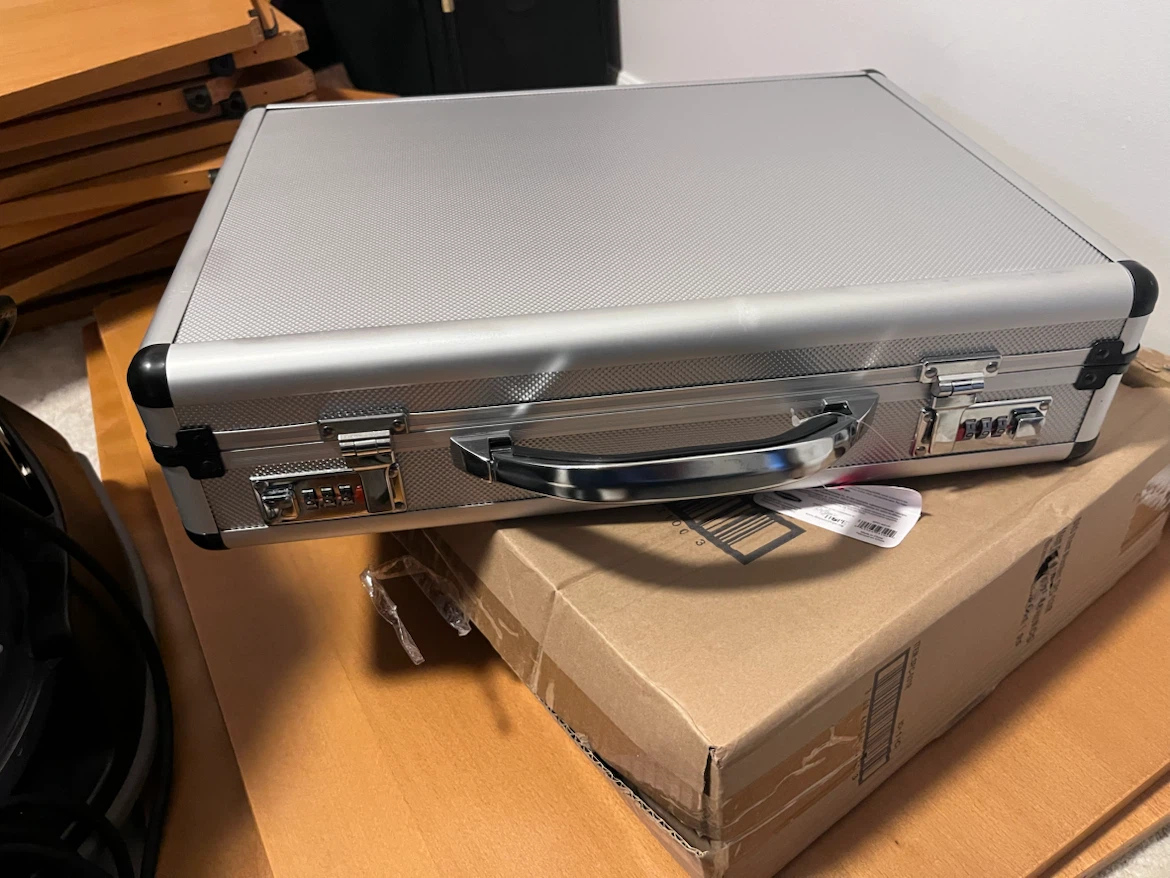 💼 BRAND NEW RoadPro Silver Aluminum Briefcase / Attache Case - photo 2