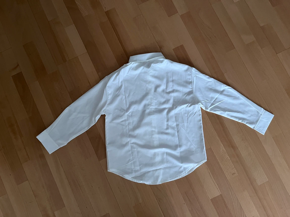 White Button-Up Long Sleeve Shirt - photo 2