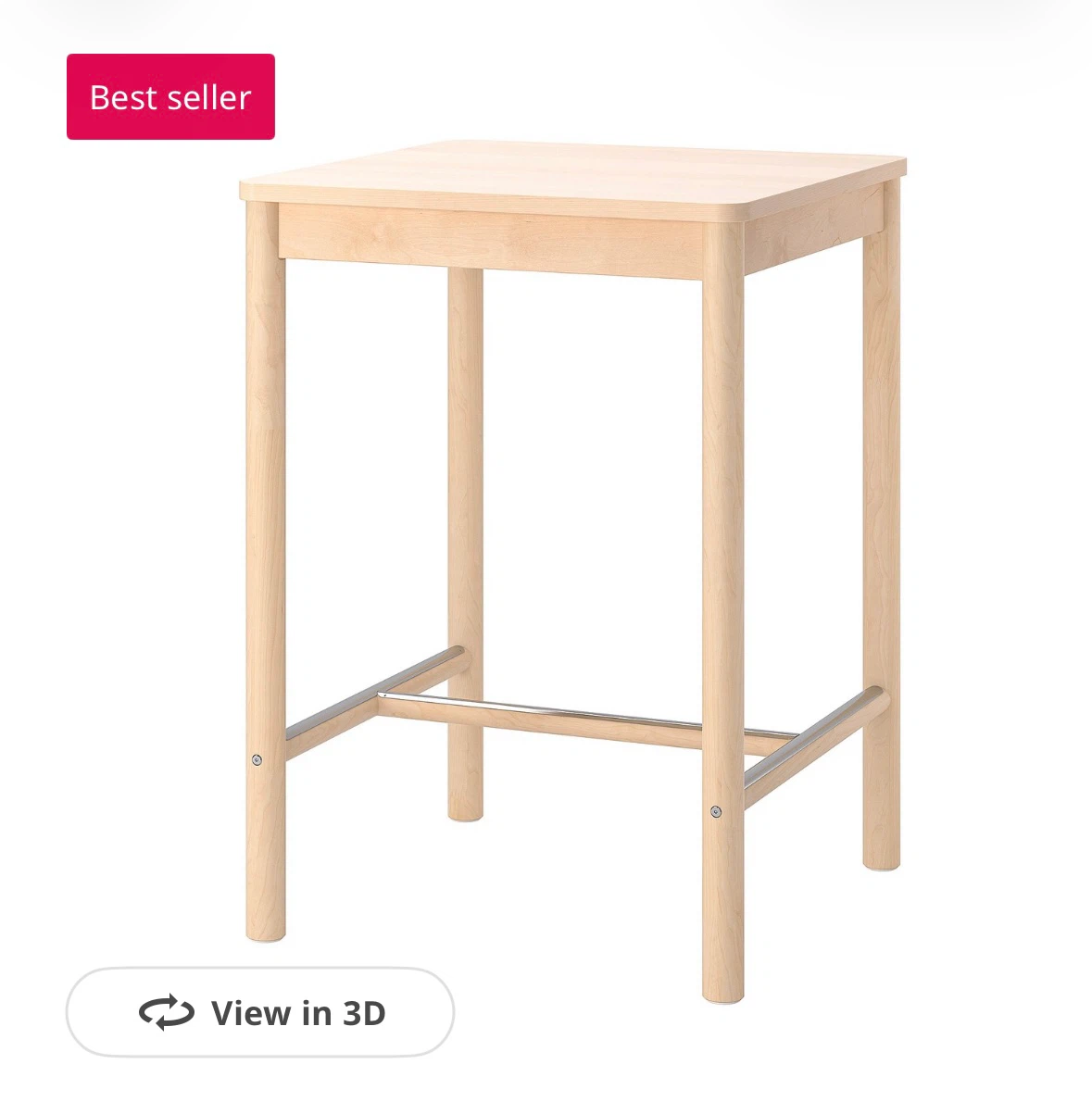 MOVING - Rönninge Bar Table - Solid Birch