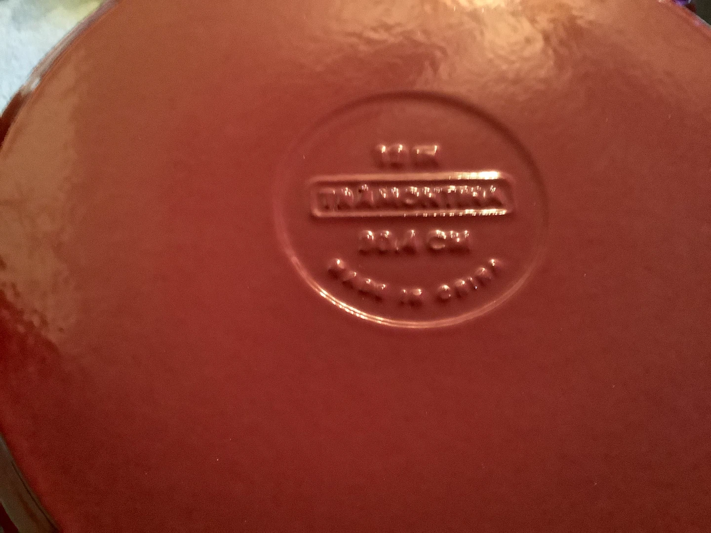 New Lg Tramontina Porcelain Enamelled Cast Iron Skillet 🐞 - photo 5