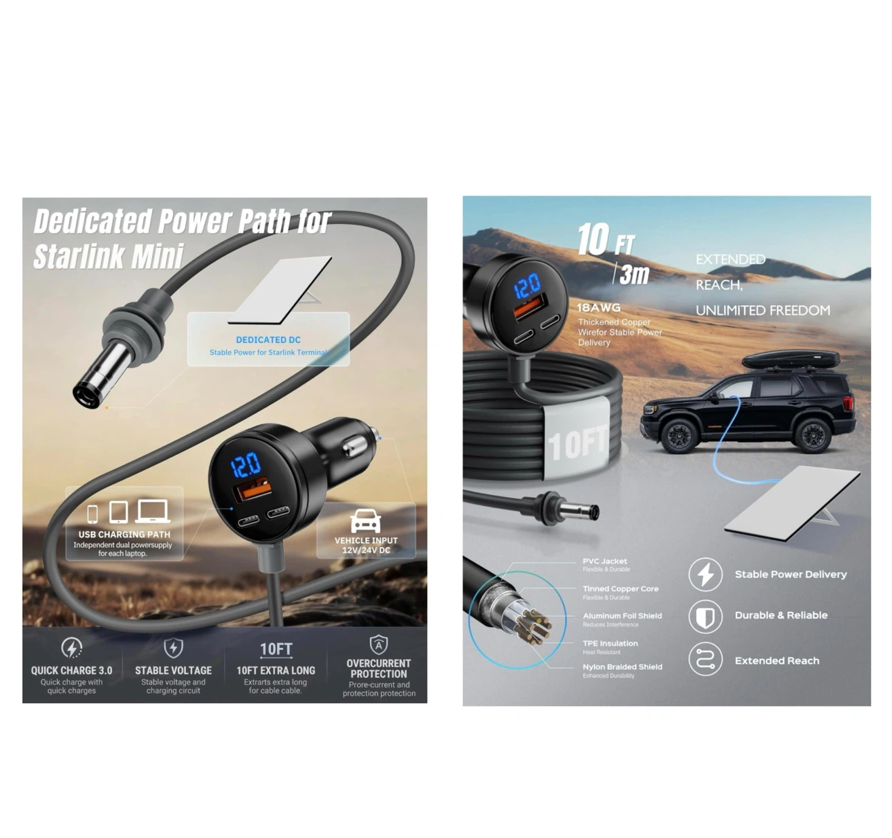 Brand new Car Adapter for Starlink Mini - photo 3