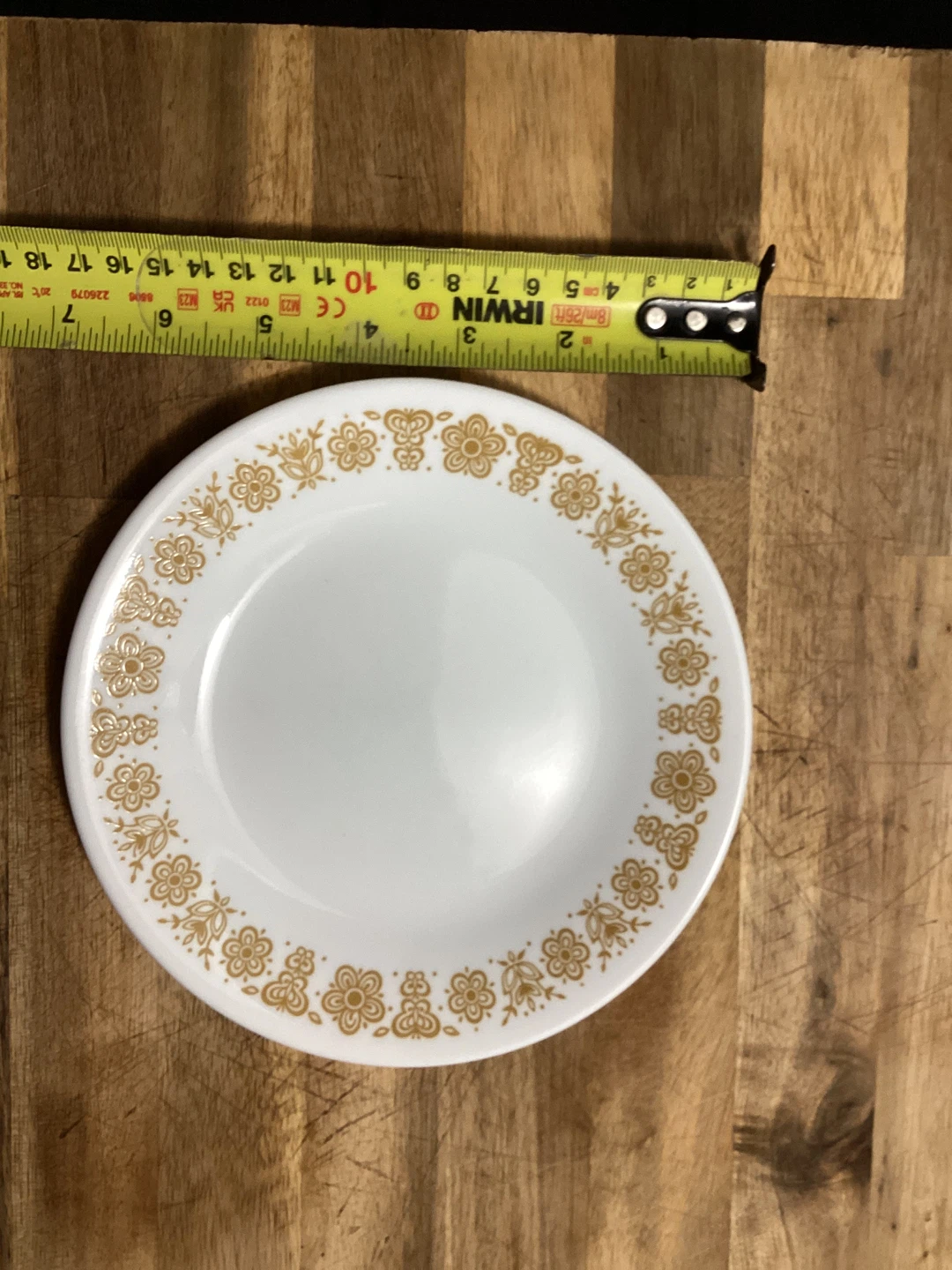 1970’s vintage Butterfly Gold Pyrex Corningware Plates - photo 3