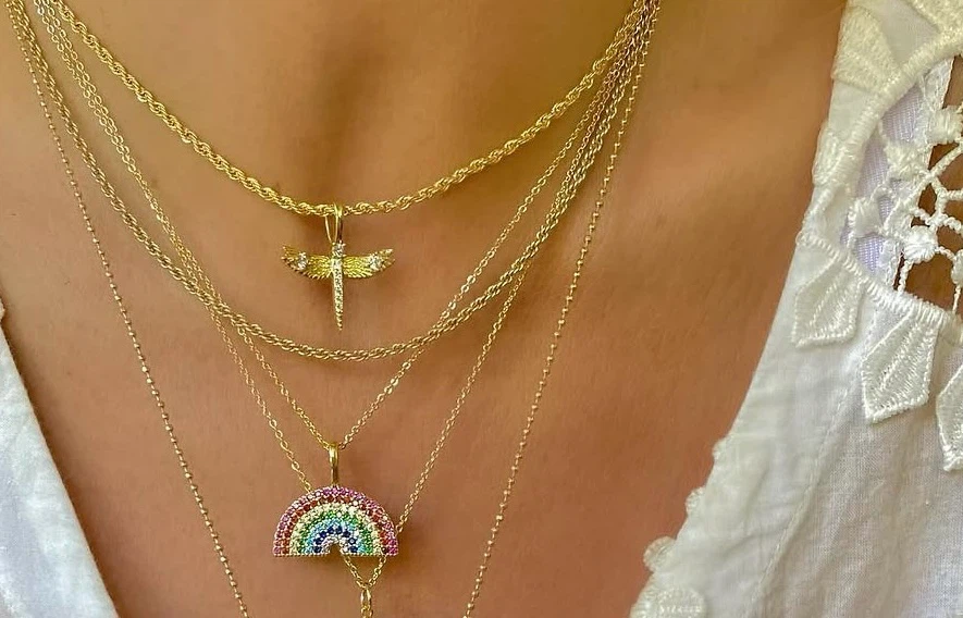 Melinda Maria Rainbow Necklace Charm - photo 2