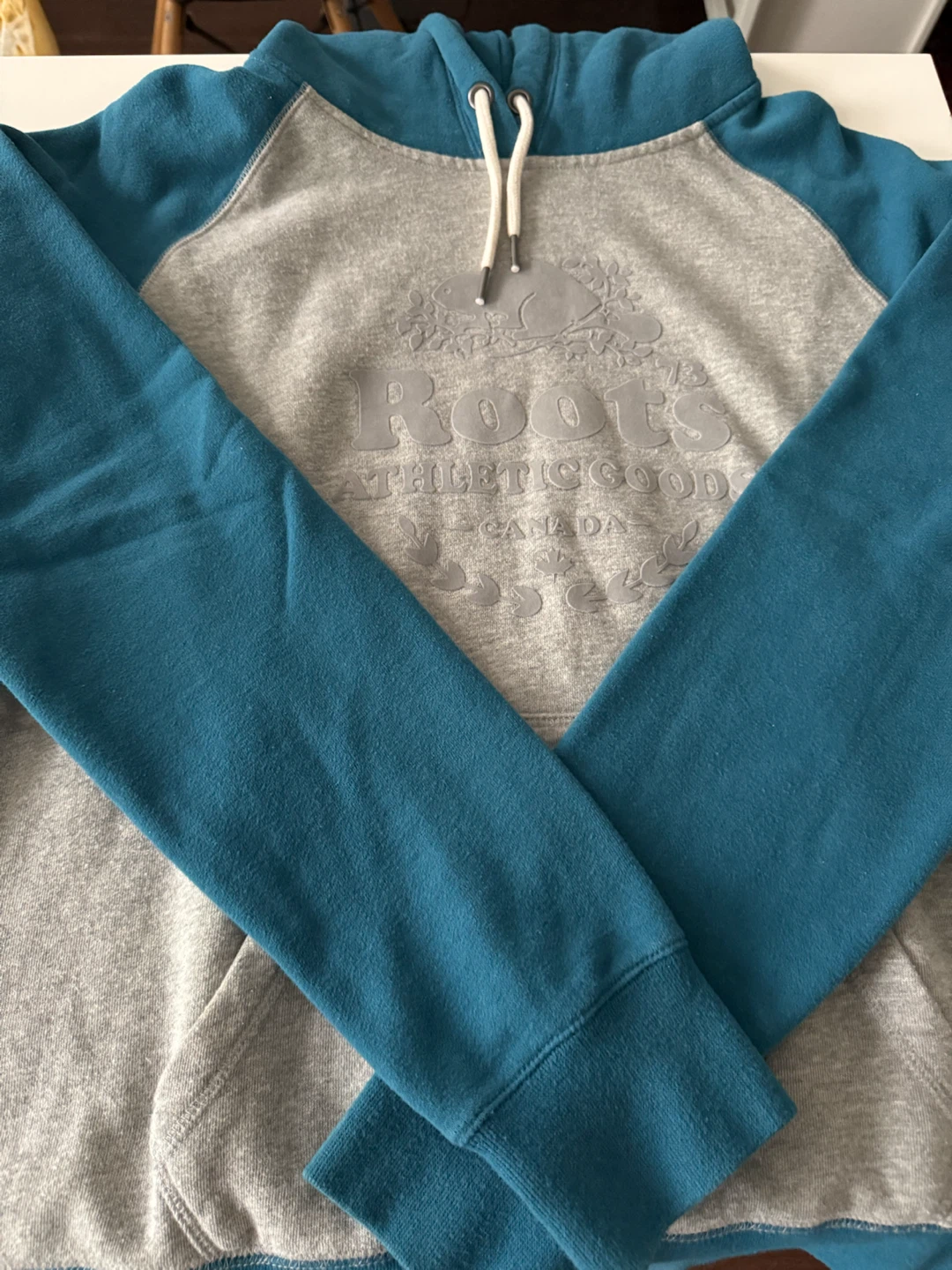 Roots Athletic Goods Hoodie Grey/Teal
