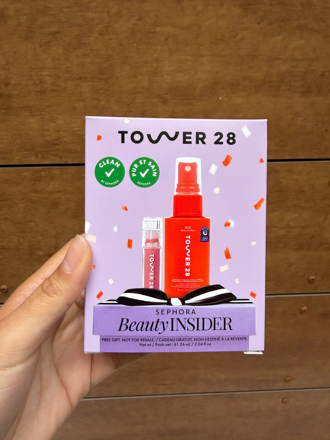 Tower 28 ShineOn Lip Jelly & SOS Daily Rescue Facial Spray Set