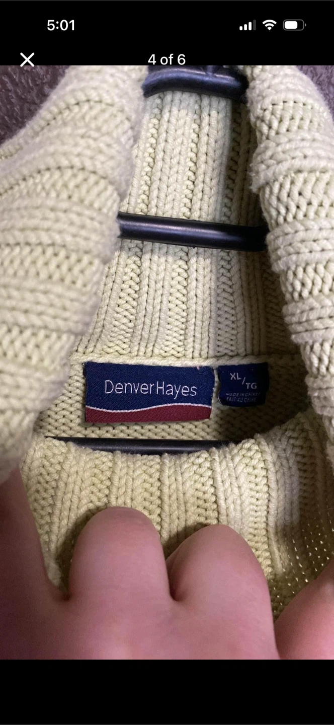 Denver Hayes Vintage Knit Turtle Neck Sweater - photo 4