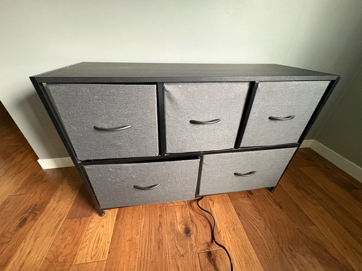 5 Drawer Dresser Storage Unit