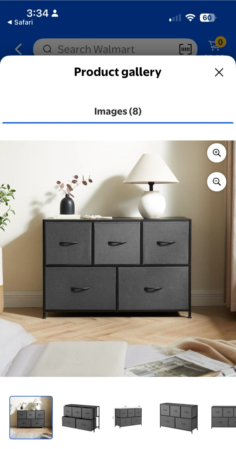 5 Drawer Dresser Storage Unit - photo 4