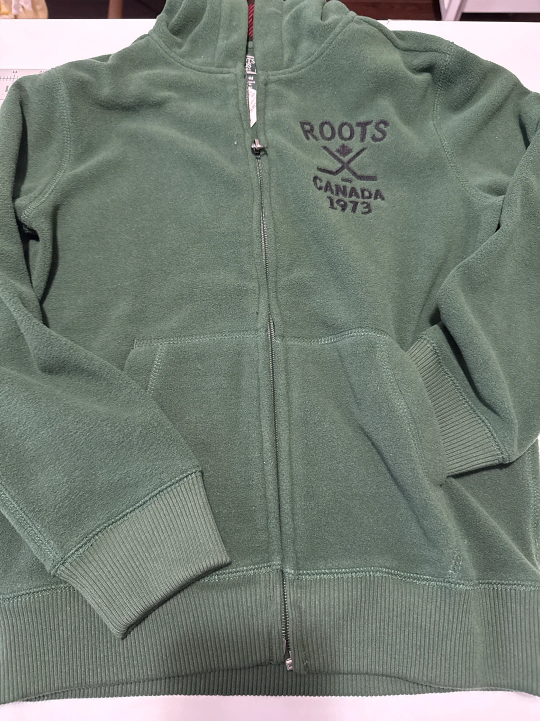 Roots Kids Nordic Zip Hoodie Green