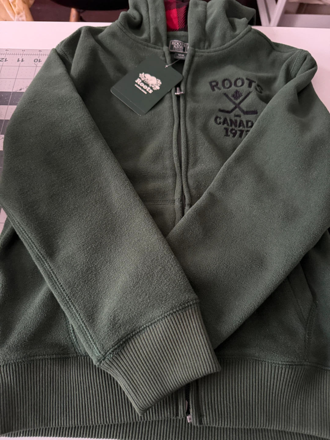 Roots Kids Nordic Zip Hoodie Green - photo 2