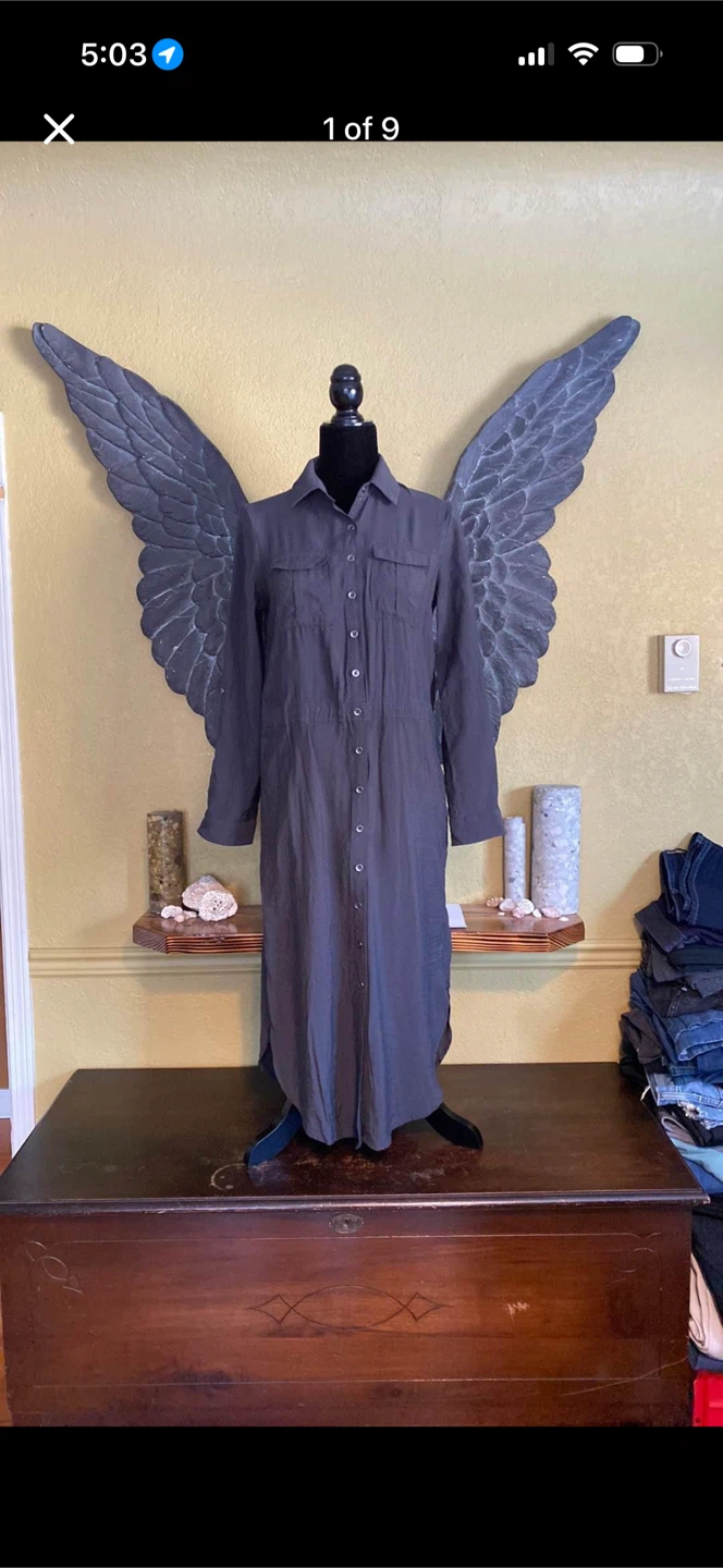 Maeve Long Button Down Dress