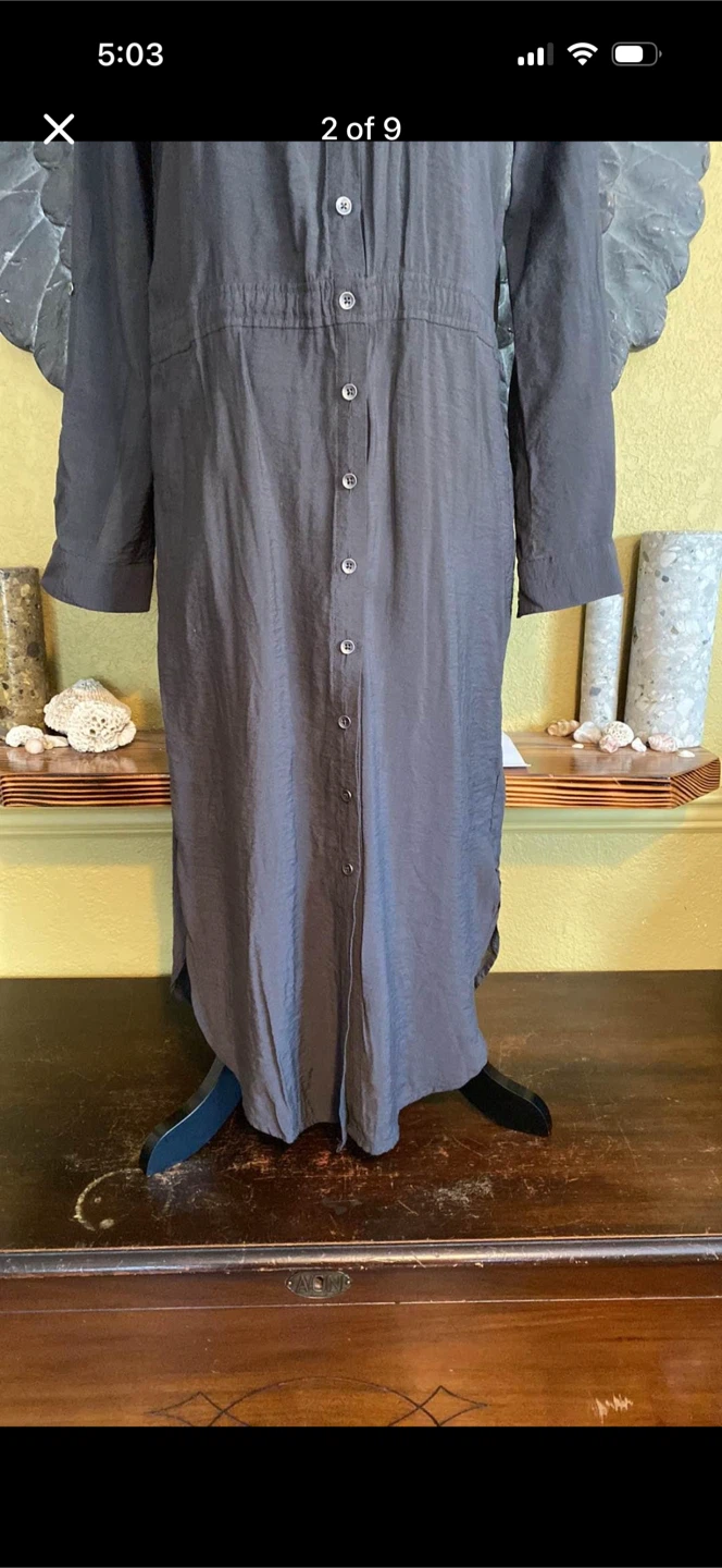Maeve Long Button Down Dress - photo 2