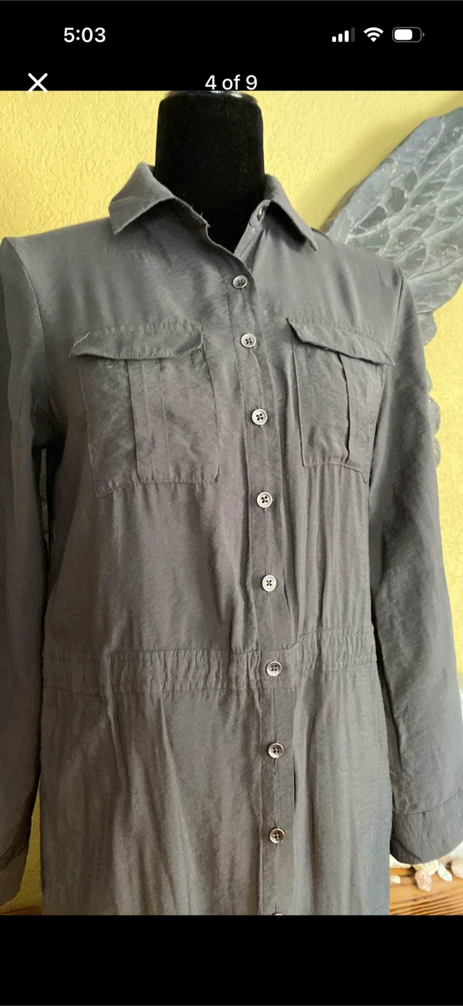 Maeve Long Button Down Dress - photo 4