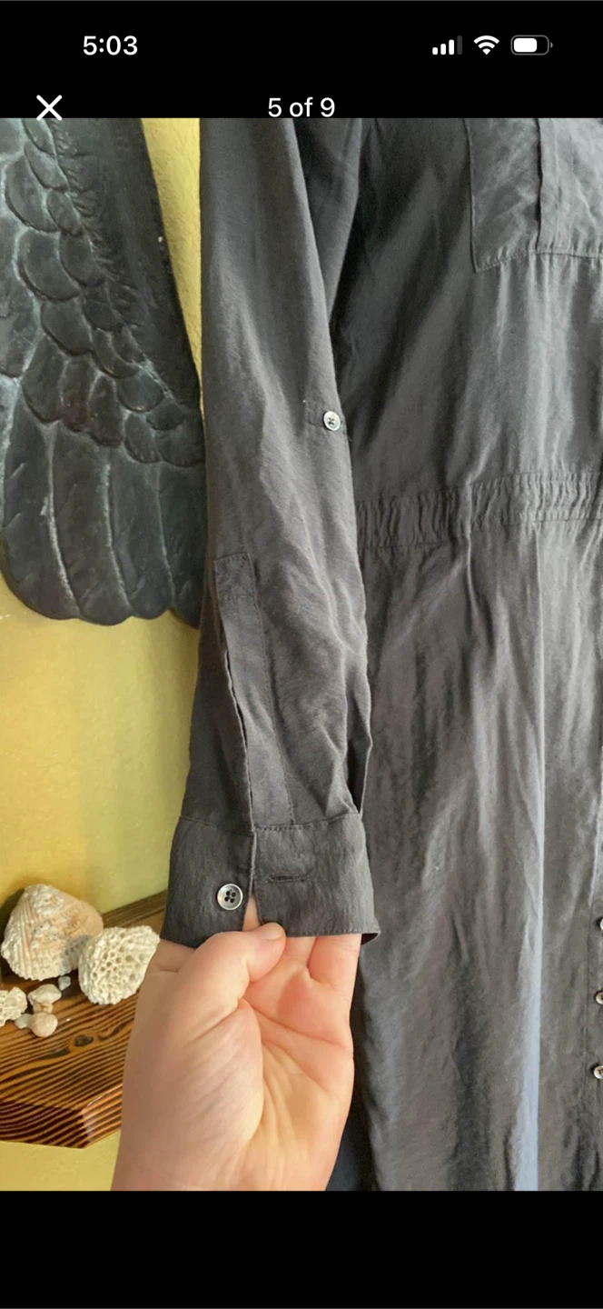 Maeve Long Button Down Dress - photo 5