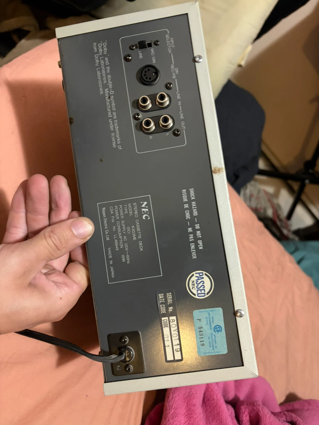 Vintage single tape deck - photo 2