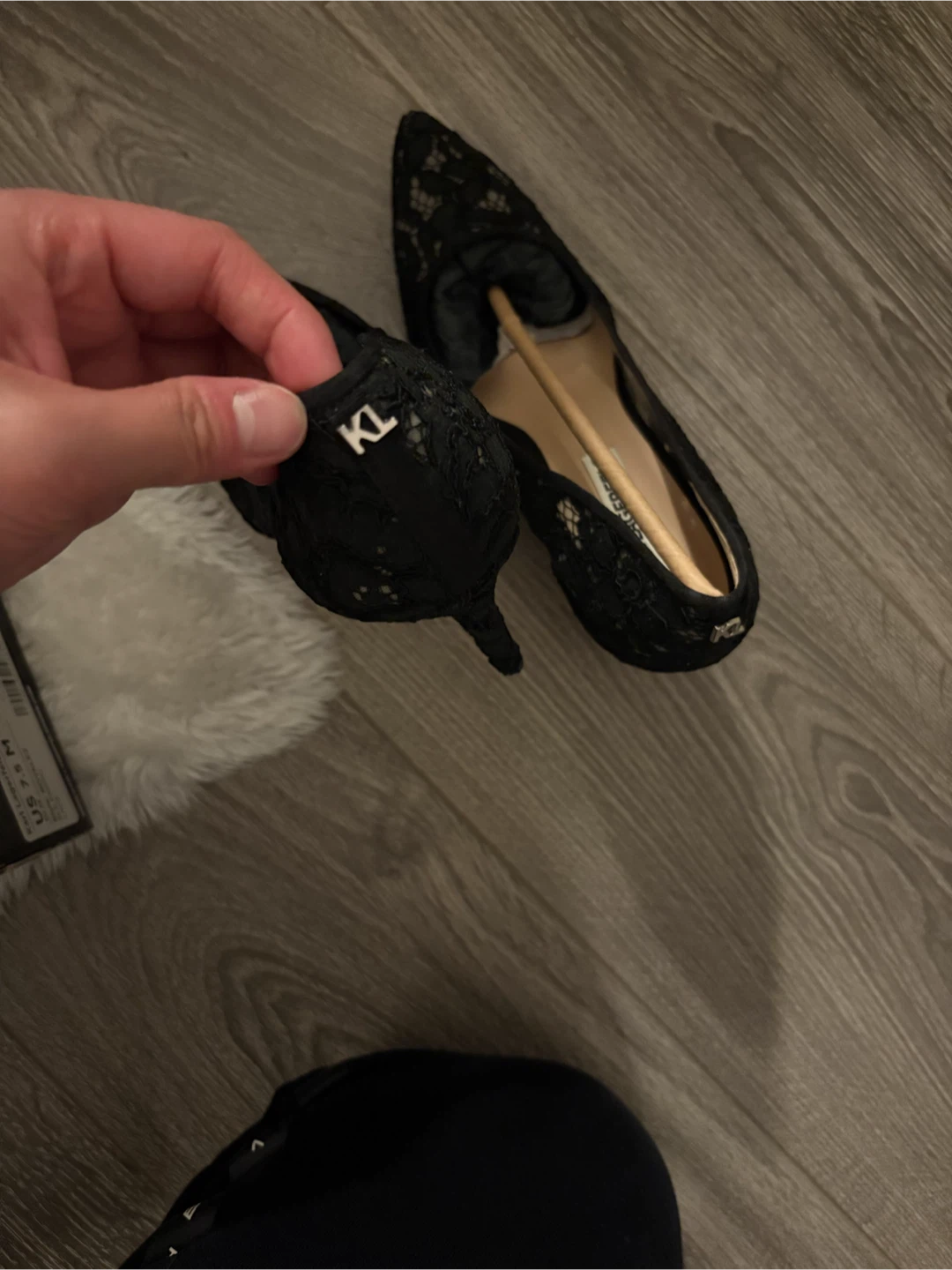 Karl Lagerfeld Lace High Heel - photo 2