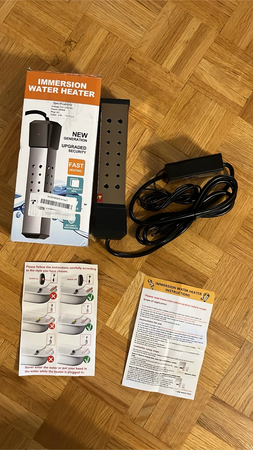 2000W Immersion Water Heater for Inflatable Pool - photo 2