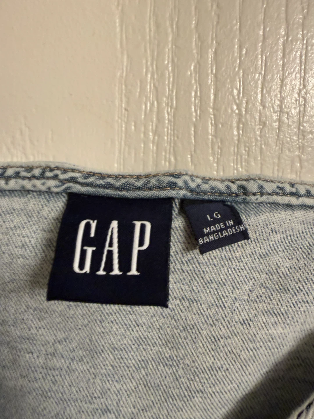 GAP Denim Peplum Tank Top LG - photo 3