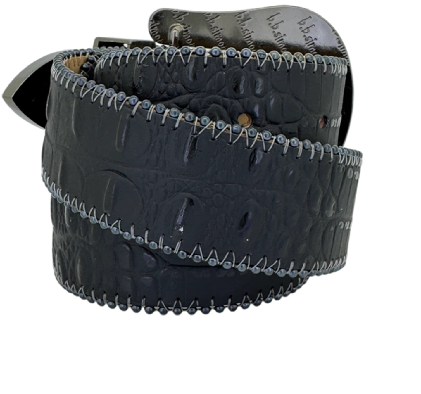 B.B. Simon Crystal Embellished Belt - photo 2