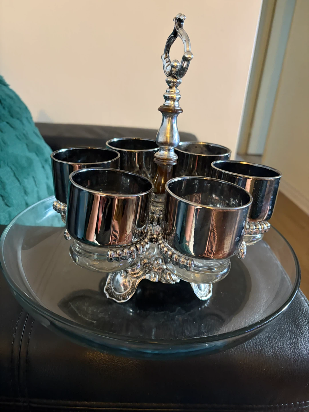 Vintage Napkin Holder with 6 Racks