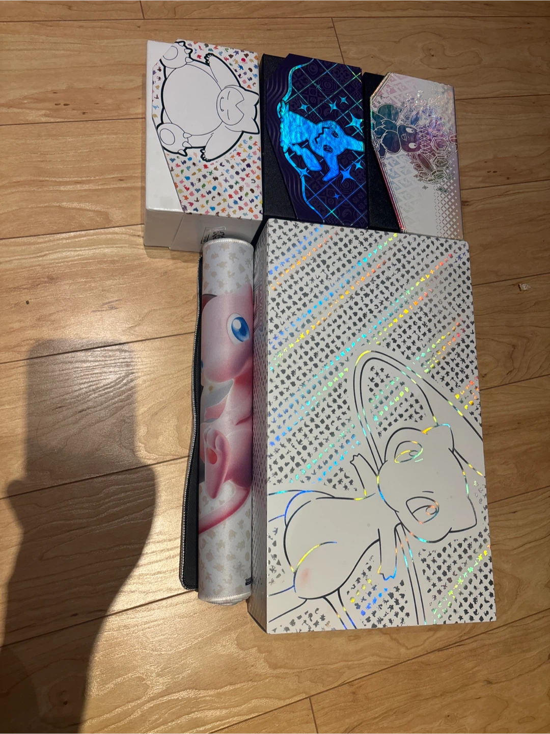 Pokemon Trading Card Game mousepad and Deck Boxes