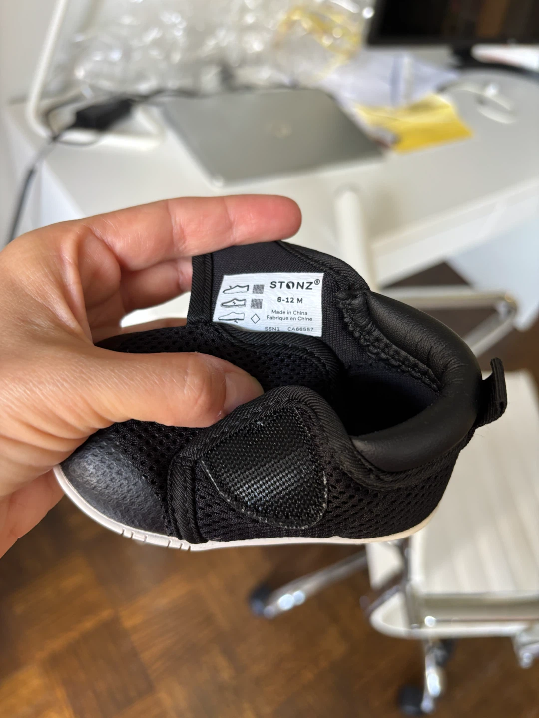 Stonz Baby Shoes Black Size 6-12M/Size 4 - photo 5