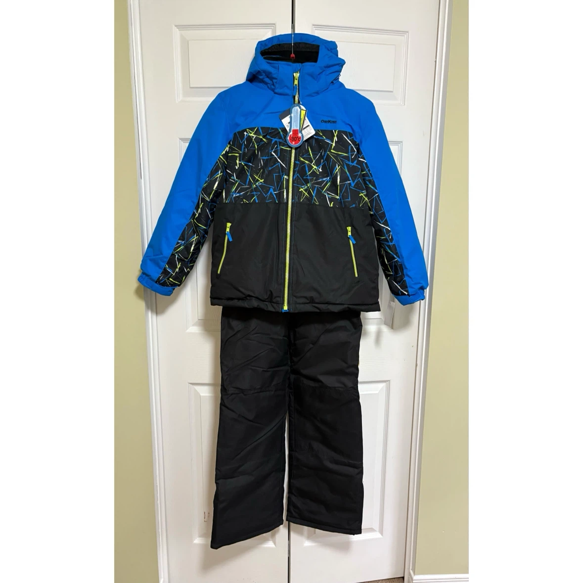 NEW, Oshkosh 2-piece Snowsuit with Hat & Neck warmer, size 14.