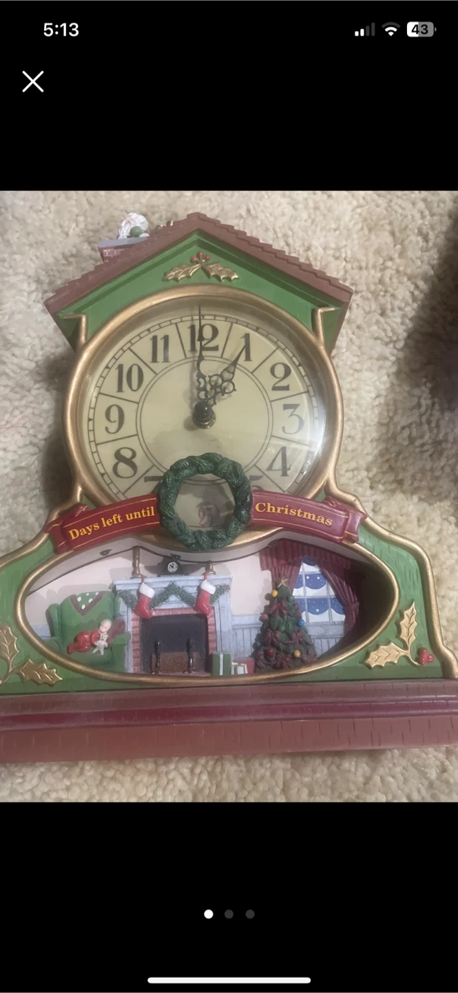 Collectable Avon Christmas Countdown Clock