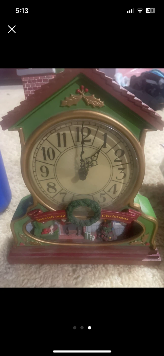 Collectable Avon Christmas Countdown Clock - photo 3