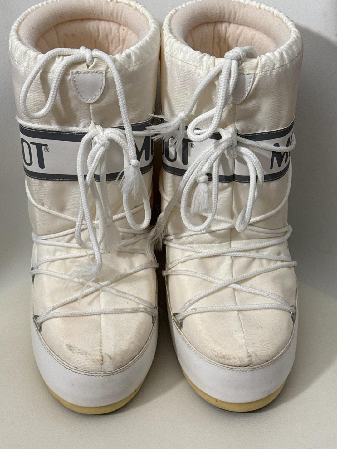 Moon Boot White Snow Boots