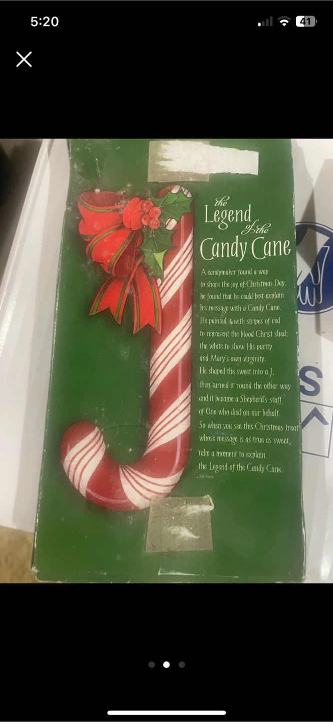 DICKONS Resin Ornament - The Legend of the Candy Cane - photo 2