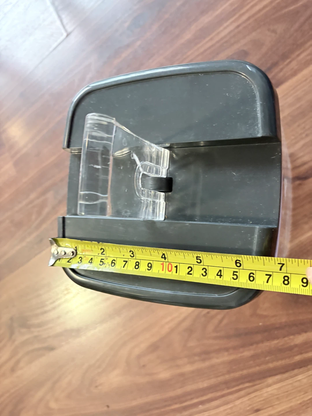 Clear food storage container with dark lid - photo 2