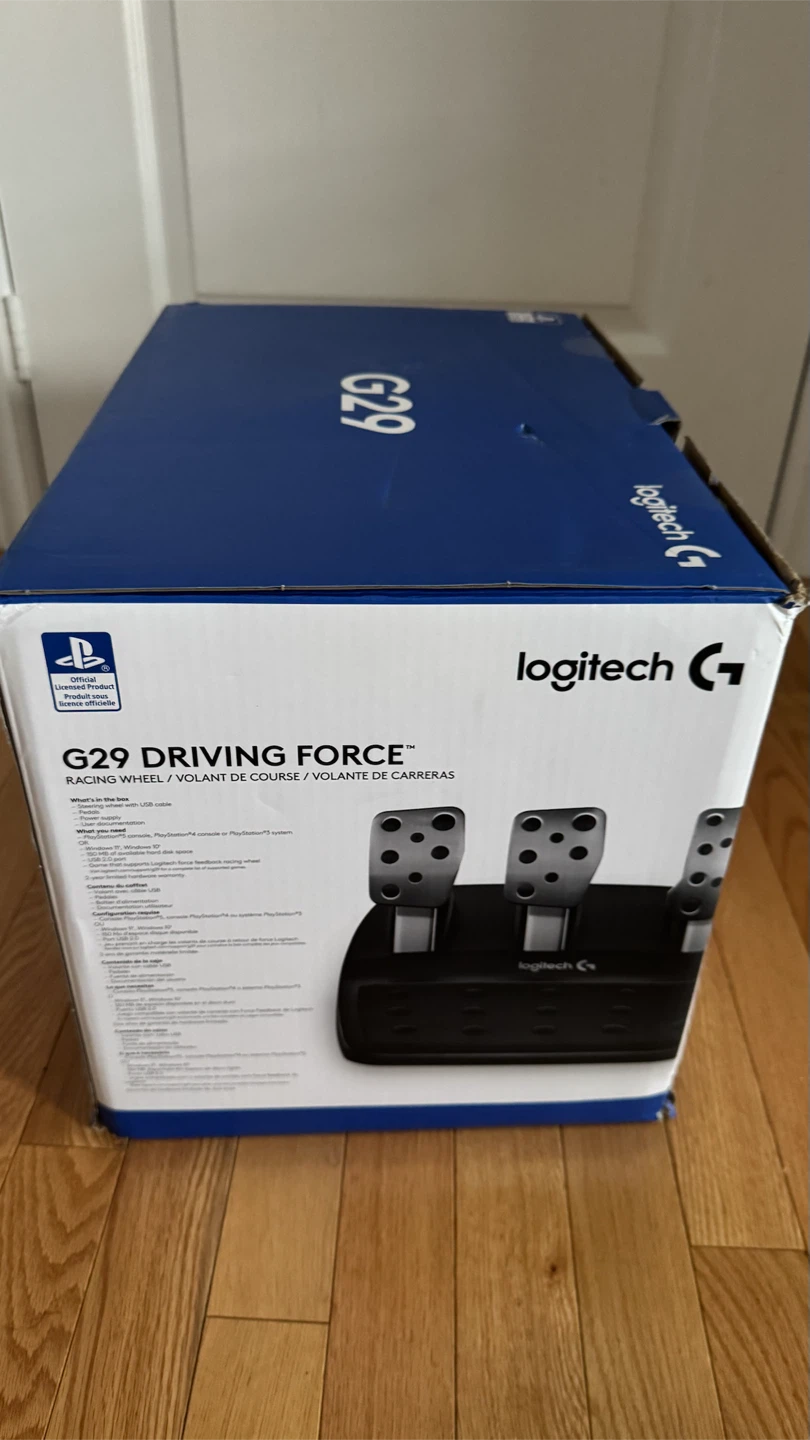 Logitech G29 Driving Force Racing Wheel and Pedals for PS4/PS5 - photo 2