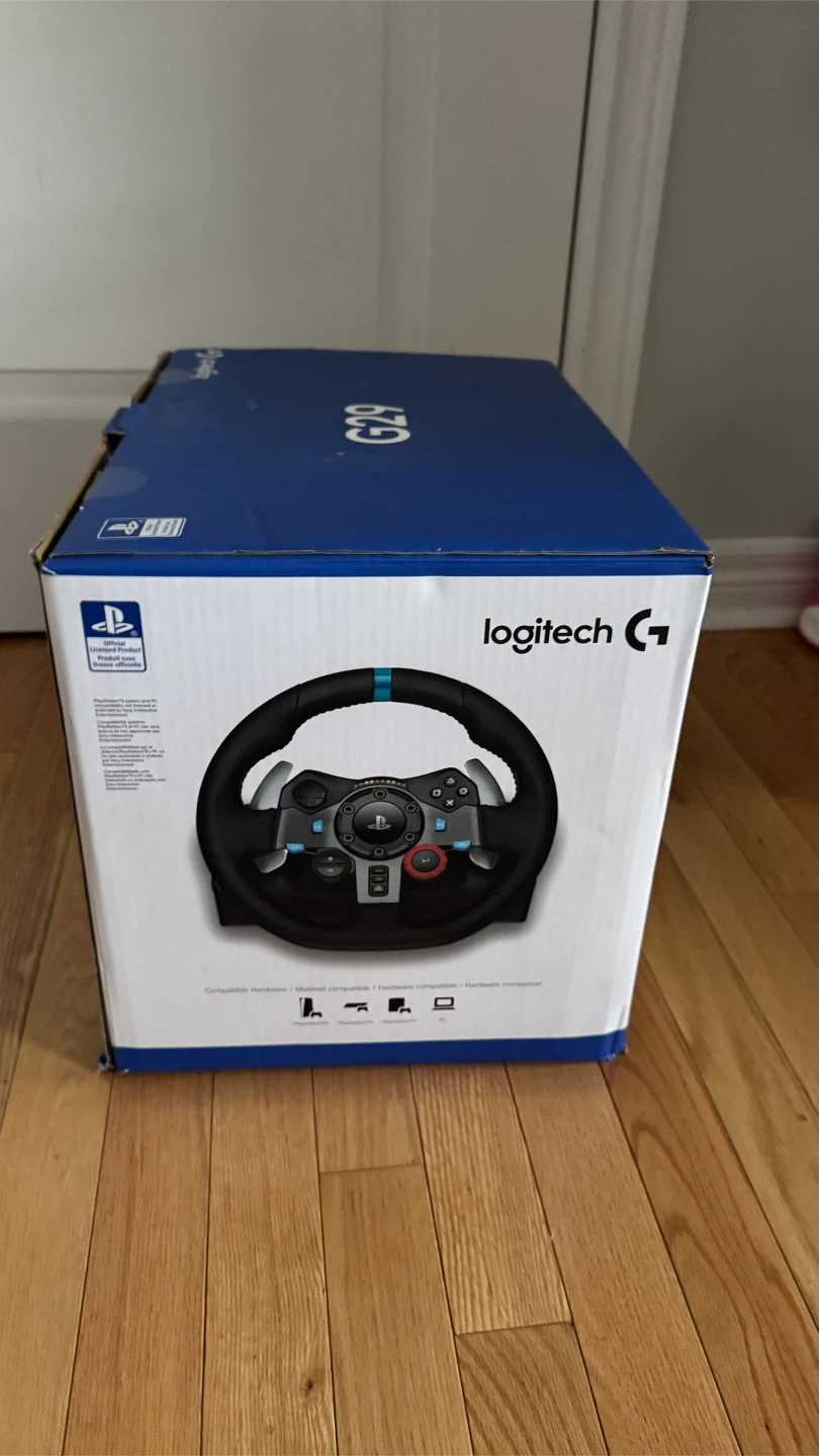 Logitech G29 Driving Force Racing Wheel and Pedals for PS4/PS5 - photo 3