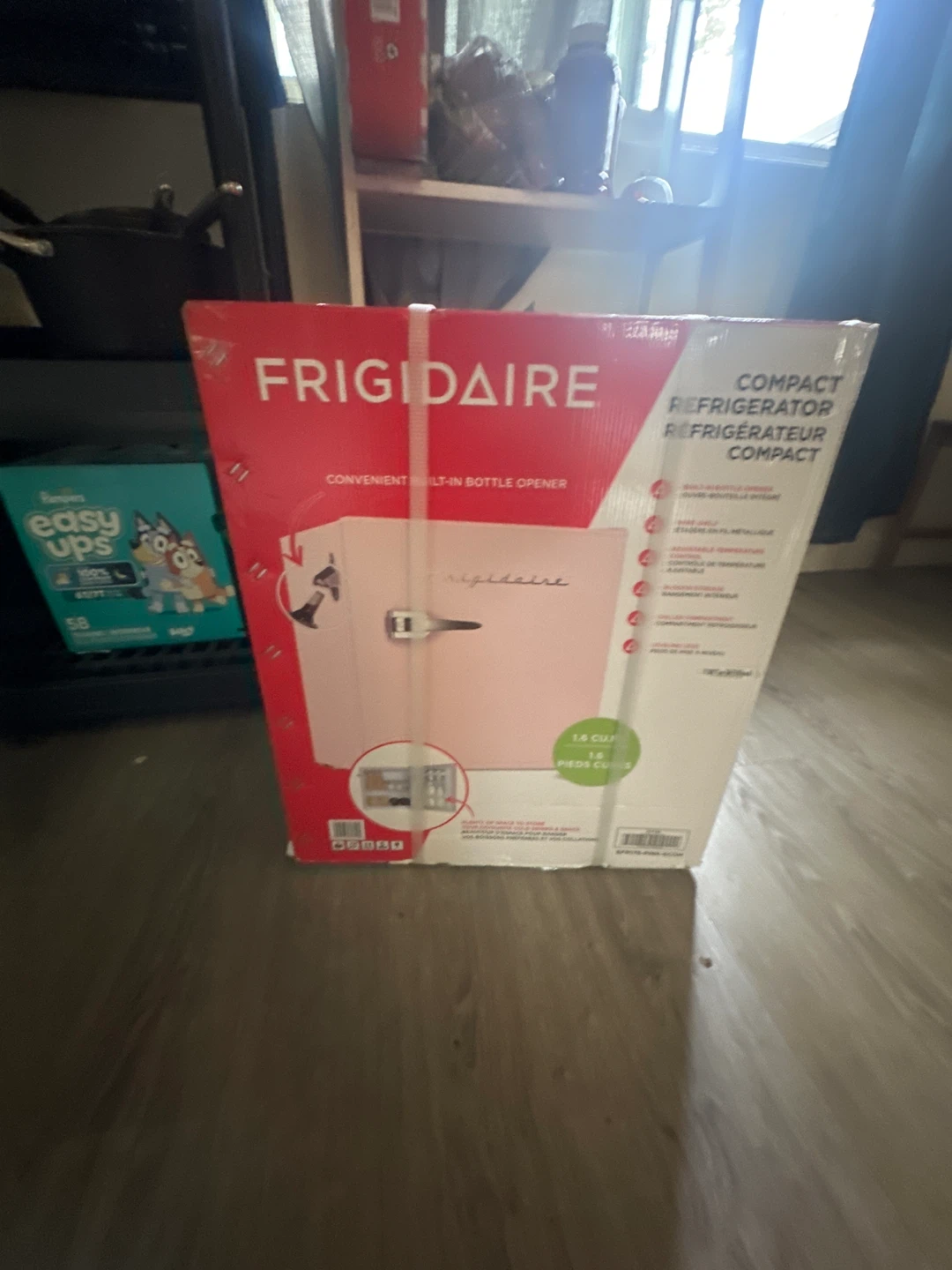 Frigidaire Pink Compact Refrigerator 1.6 Cu. Ft.