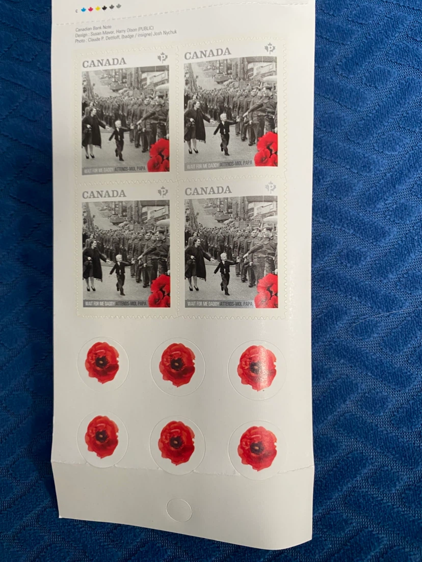 Canada "Wait for Me Daddy" Permanent Stamps - photo 3