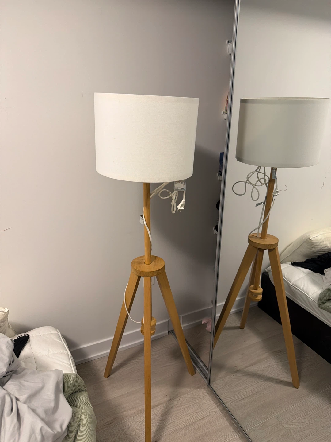 Floor Lamp IKEA LAUTERS Ash/White