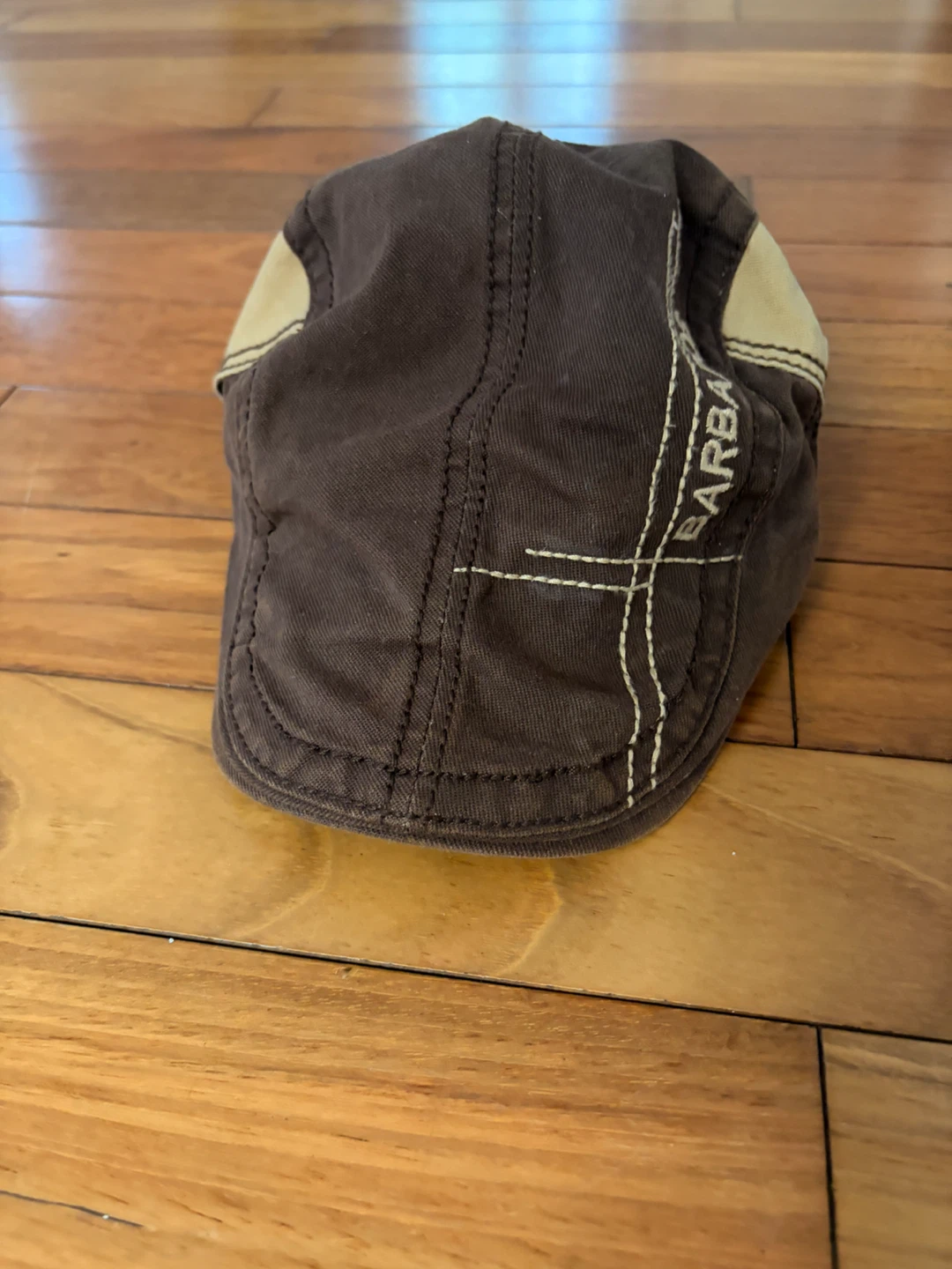 Vintage Brown Barbados Flat Cap