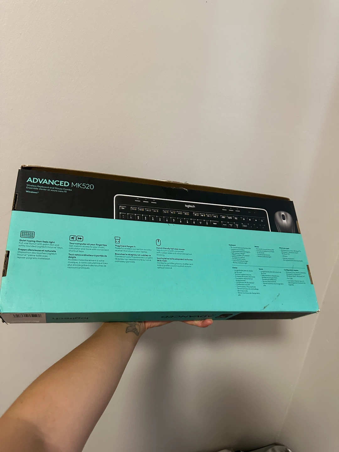Logitech MK520 Wireless Keyboard & Mouse Combo – New - photo 2