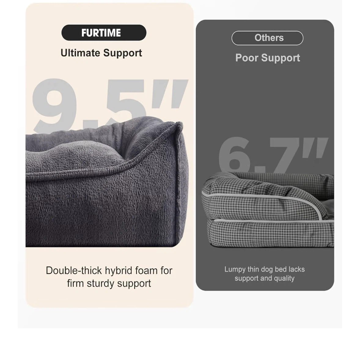 FURTIME Dog Bed - Ultimate Support - photo 2