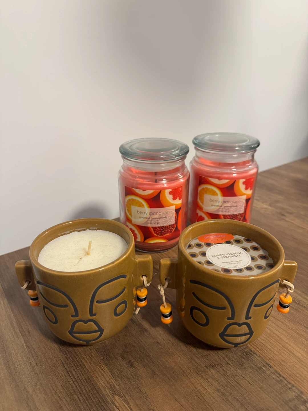Set of 4 Jar Candles