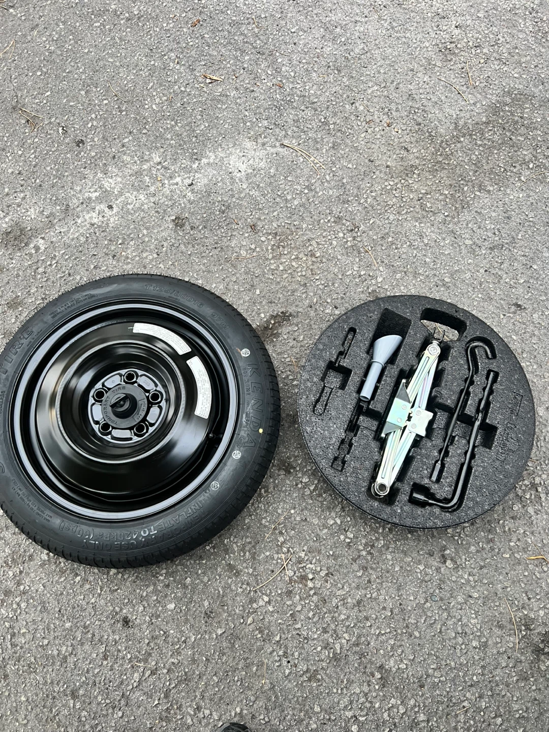 Honda Spare tire with all accessories/ Brand New/