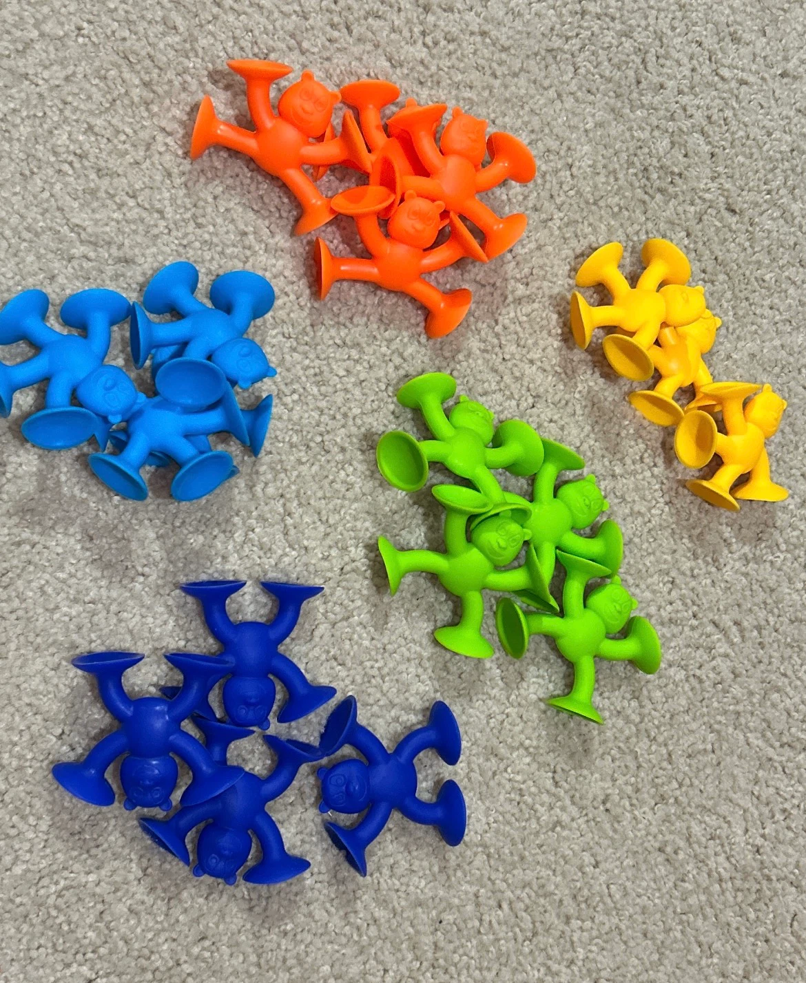 Suction Cup Bear Toys - Set of 19